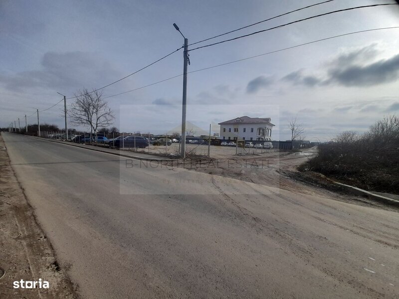 Otopeni, teren 2.850 mp inchiriat, flux direct catre Aeroport ideal Rent a Car,