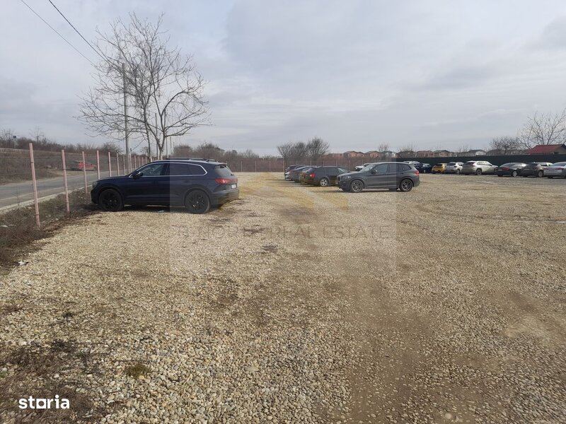 Otopeni, teren 2.850 mp inchiriat, flux direct catre Aeroport ideal Rent a Car,